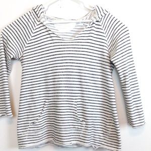 Calvin Klein Striped Sweatshirt Jacket *